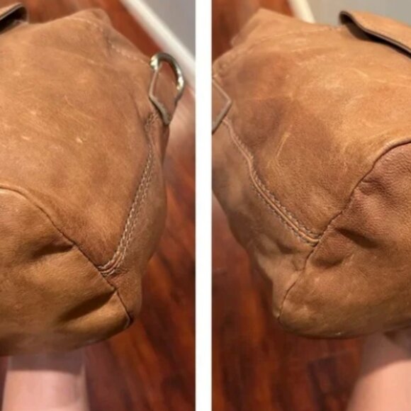 GIVENCHY Borse Distressed Leather Satchel Tote Bag - Picture 6 of 10